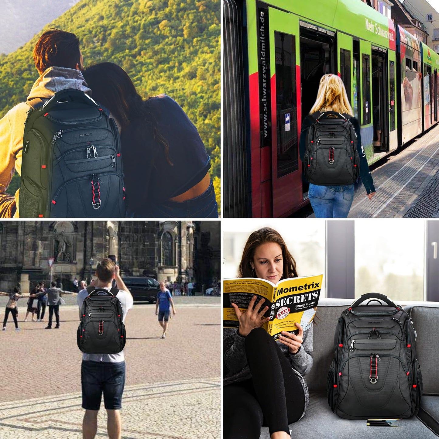 KROSER Friendly Travel Laptop Backpack Water-Repellent Daypack Business Backpack