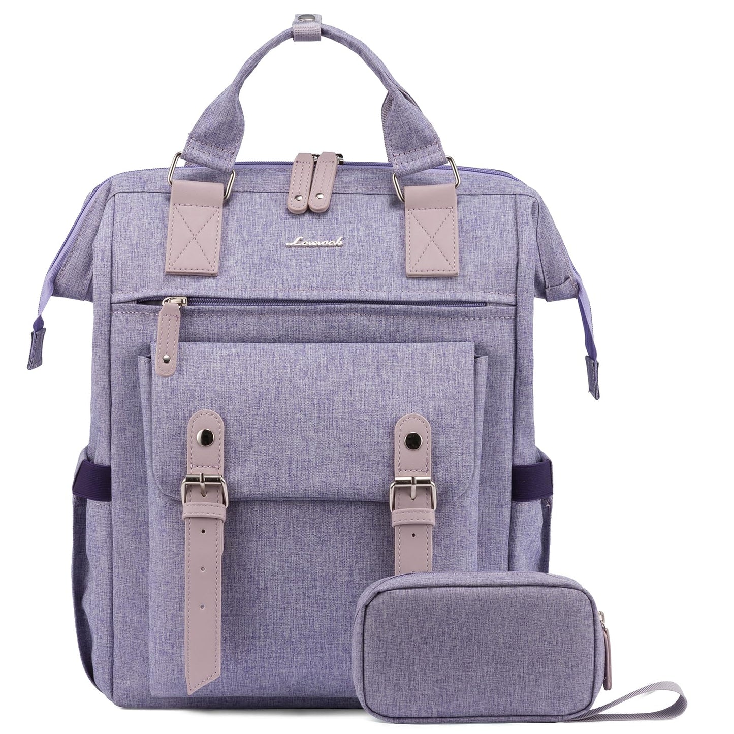 Laptop Backpack for Women Work Travel Commuter College School Bag Lightweight Multi Pocket Casual Daypack Fits Daily Essentials