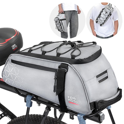 KEMIMOTO Bike Bag Rear Rack Bag Bicycle Trunk Bag