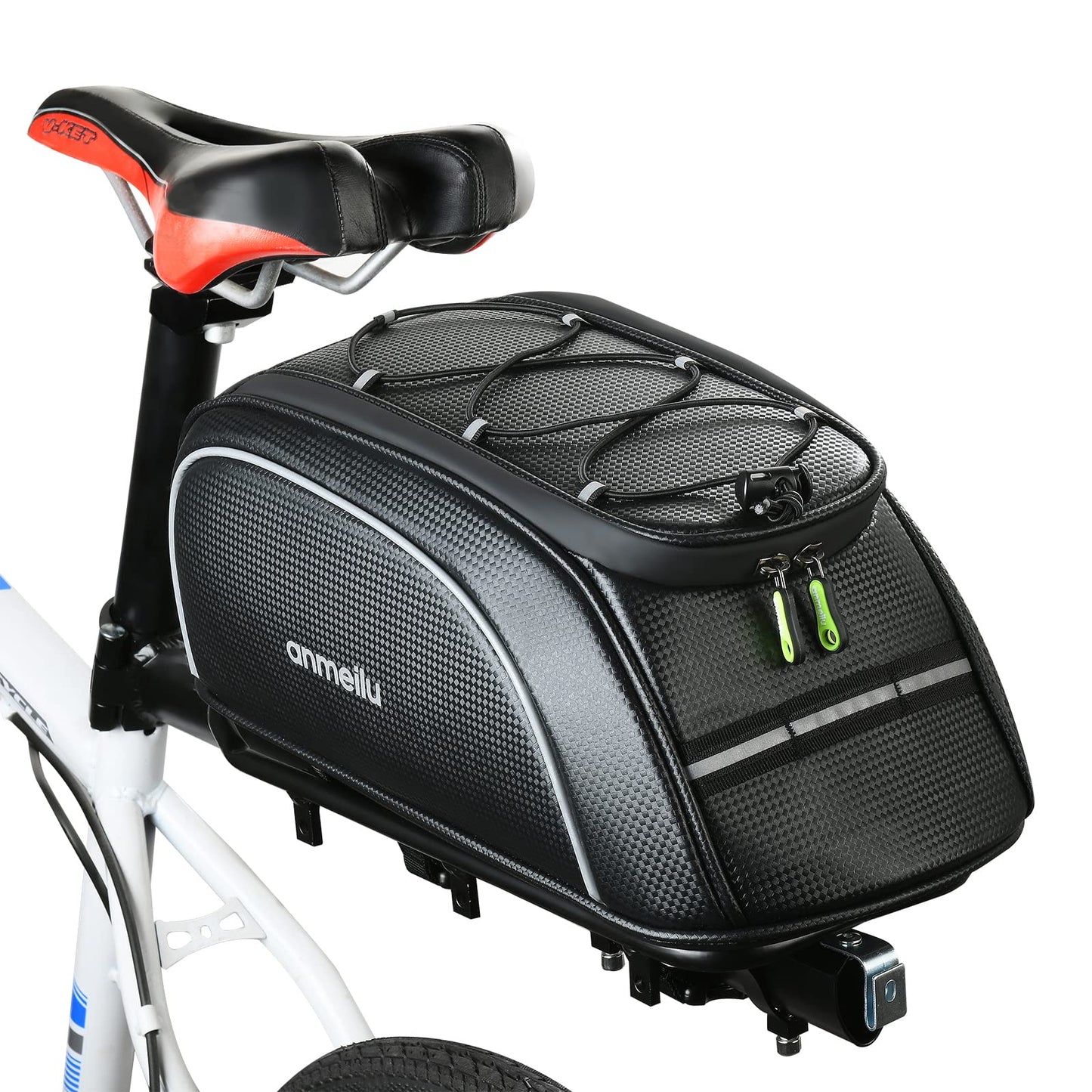 Waterproof Bike Rear Rack Bag Bicycle Trunk Pannier Storage Cargo Seat Luggage Commuter Cycling Bag Compact Multi Use