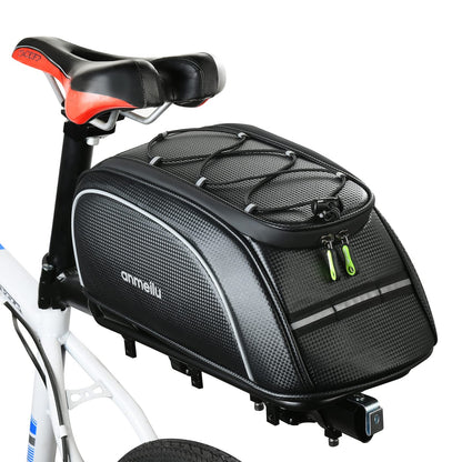 Waterproof Bike Rear Rack Bag Bicycle Trunk Pannier Storage Cargo Seat Luggage Commuter Cycling Bag Compact Multi Use