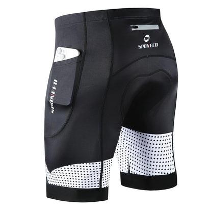 Men’s Padded Cycling Shorts Bicycle Riding Tights Breathable Ergonomic Fit Performance Bike Wear