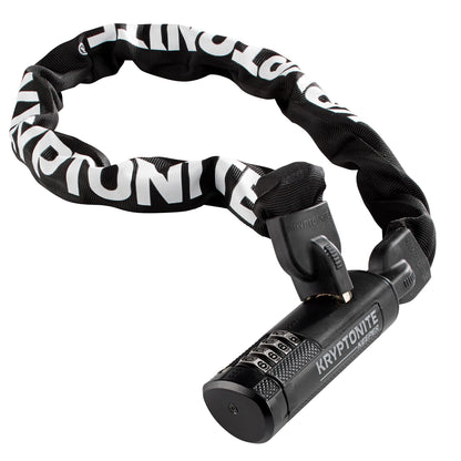 Kryptonite Keeper 790 7mm Chain Combo Bicycle Lock, Black