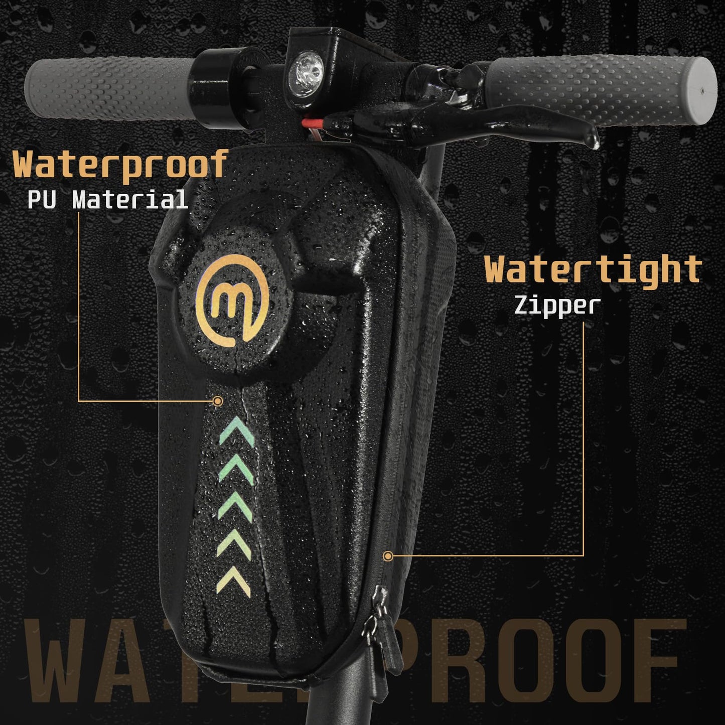 Heavy Duty Anti Theft Bike Chain Lock 8mm with Keys Weather Resistant Security Lock for E Bike Electric Scooter Motorcycle