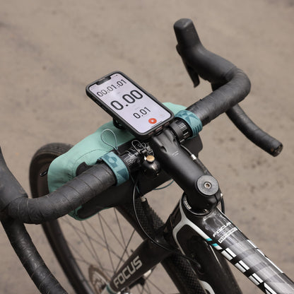 Quad Lock Out Front Handlebar Bike Phone Mount Pro (V2) with Universal MAG Adapter