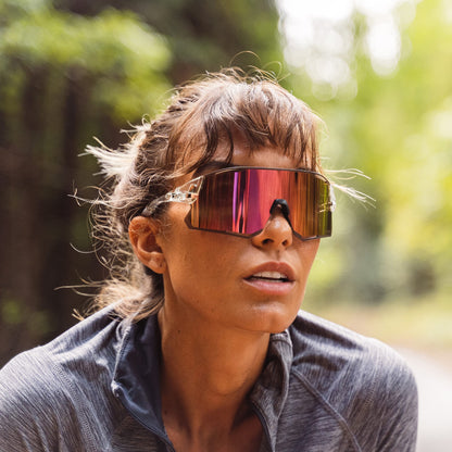 Cycling Sport Sunglasses Interchangeable Lens UV Protection Lightweight Performance Glasses Road MTB Gravel Durable Frame Multi Sport Use
